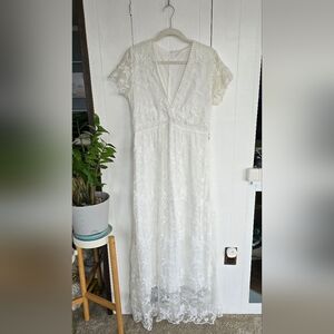 NWOT White Bohemian Dress